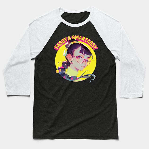 Sassy and Smartassy Baseball T-Shirt by snipcute